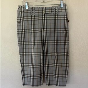 Burberry Black and White Pencil Skirt Knee-length Work
